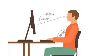 Het nut van ergonomie ergonomische houding